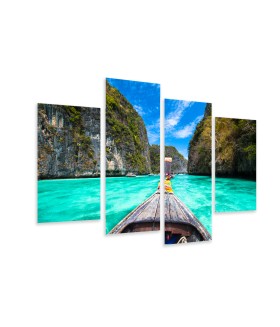 Multi-canvas 4x Phi Phi island